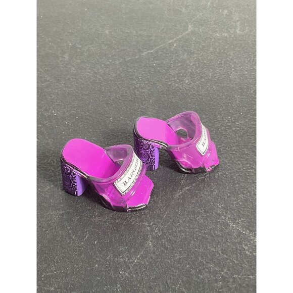 Rainbow Doll Rainbow High Purple Fashion High Heel Shoes - Picture 2 of 4